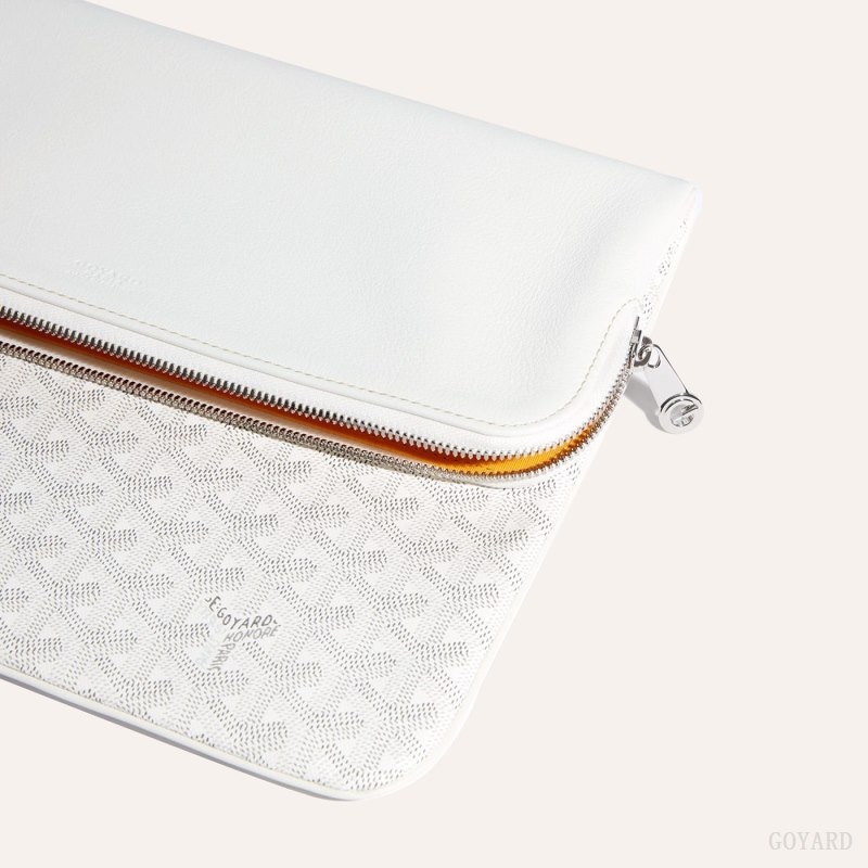 Goyard Sainte-Marie GM Clutch Hvite | KKDO1635