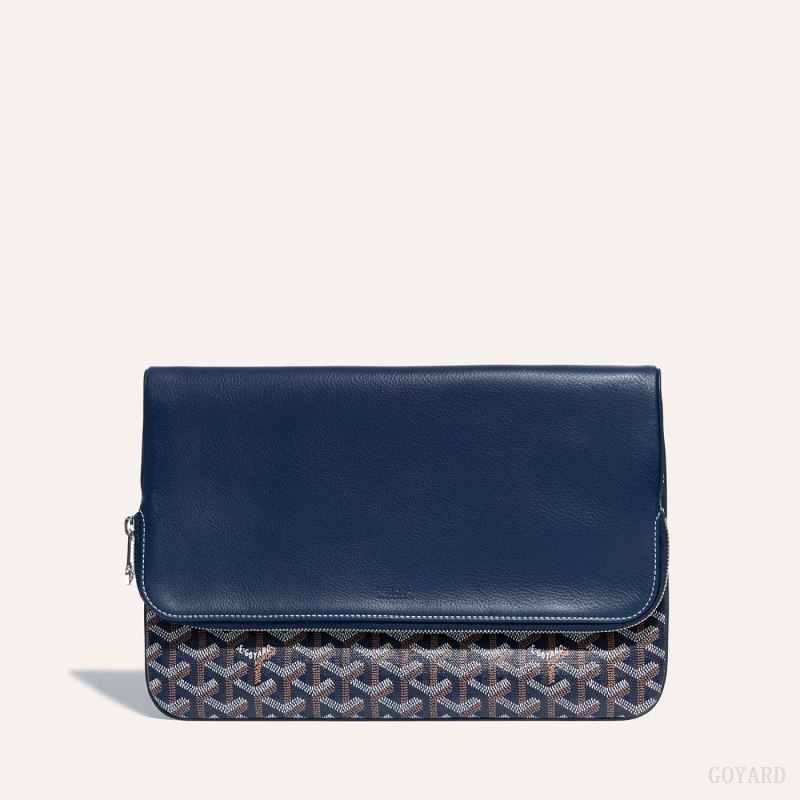 Goyard Sainte-Marie GM Clutch Marineblå Blå | WKFY7113