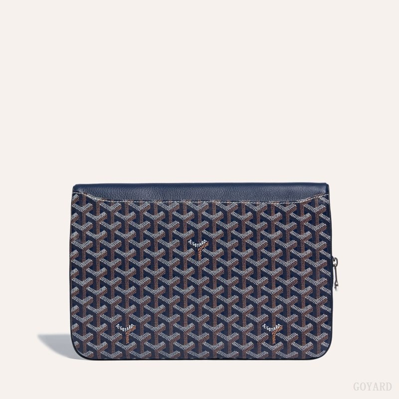 Goyard Sainte-Marie GM Clutch Marineblå Blå | WKFY7113