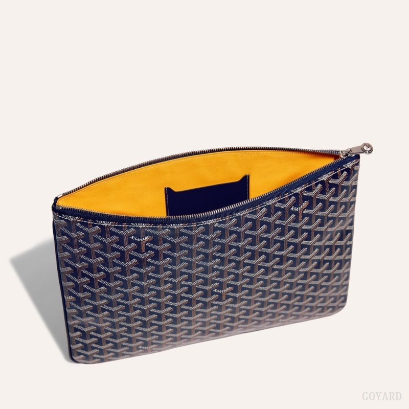 Goyard Sénat MGM Pouch Marineblå Blå | BDPN1253