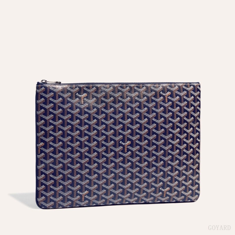 Goyard Sénat MGM Pouch Marineblå Blå | BDPN1253