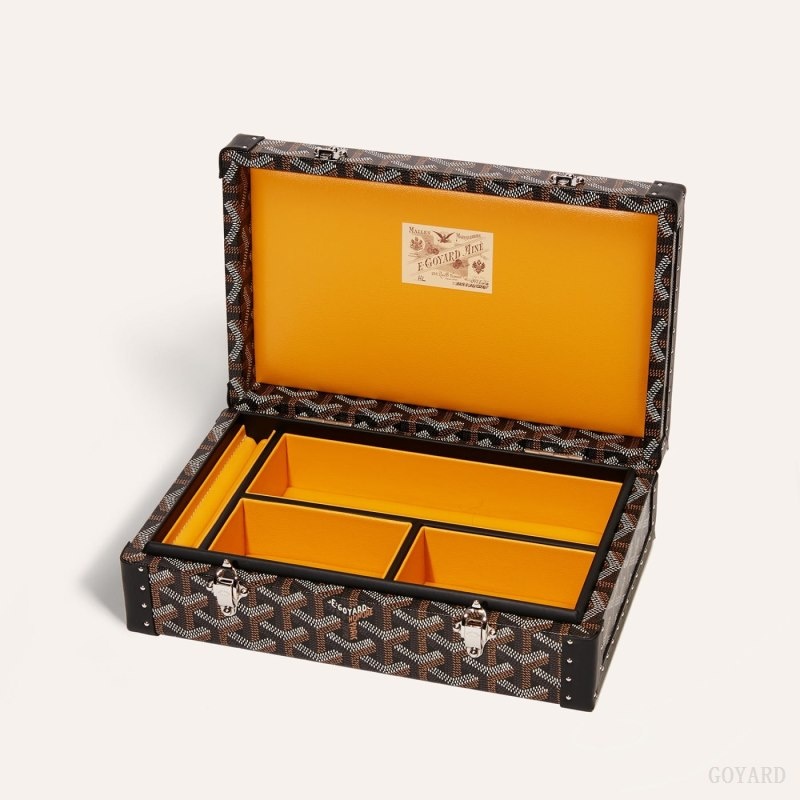 Goyard VENDÔME JEWELLERY CASE Svarte | GEVE3477