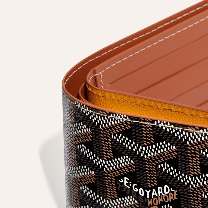 Goyard VICTOIRE WALLET Svarte Brune | KXCB1601