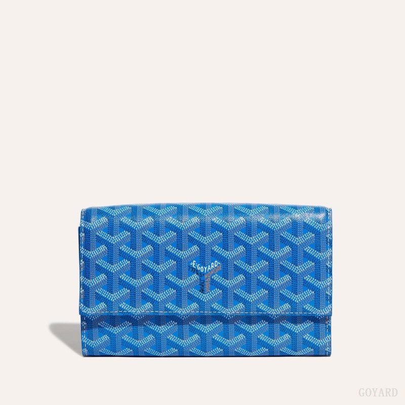 Goyard Varenne Continental Wallet Blå | DVYM9228