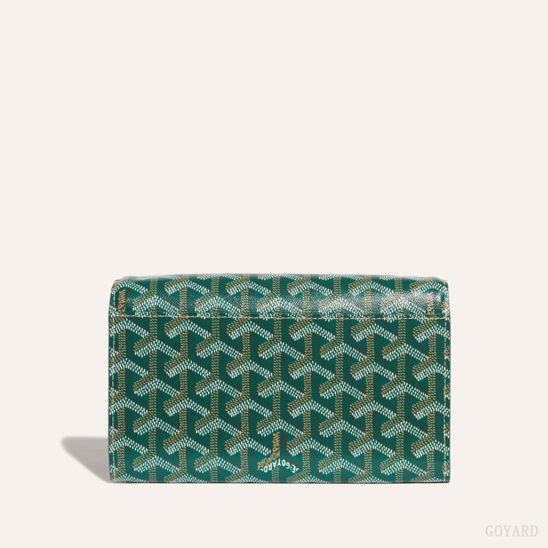 Goyard Varenne Continental Wallet Grønn | QCEU1996