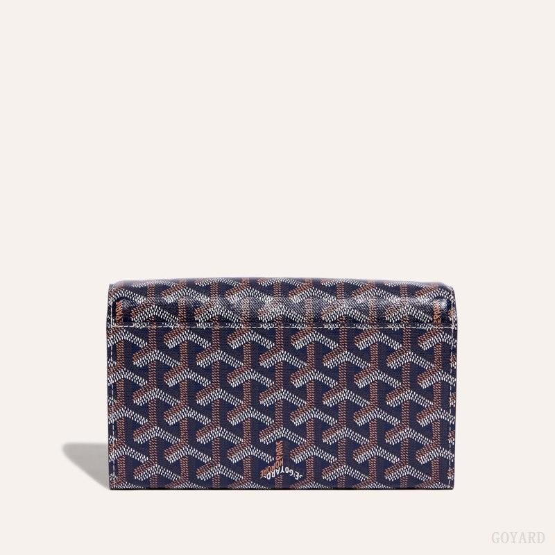 Goyard Varenne Continental Wallet Marineblå Blå | QHFS5069