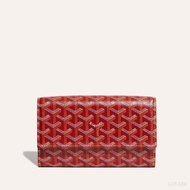 Goyard Varenne Continental Wallet Rød | ERRY9656