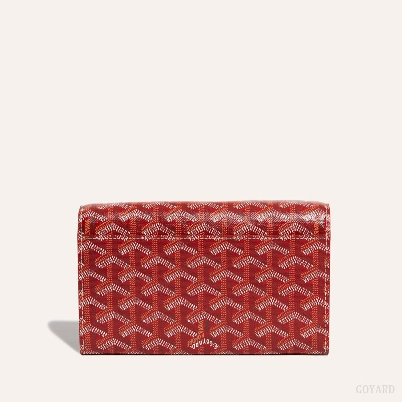 Goyard Varenne Continental Wallet Rød | ERRY9656