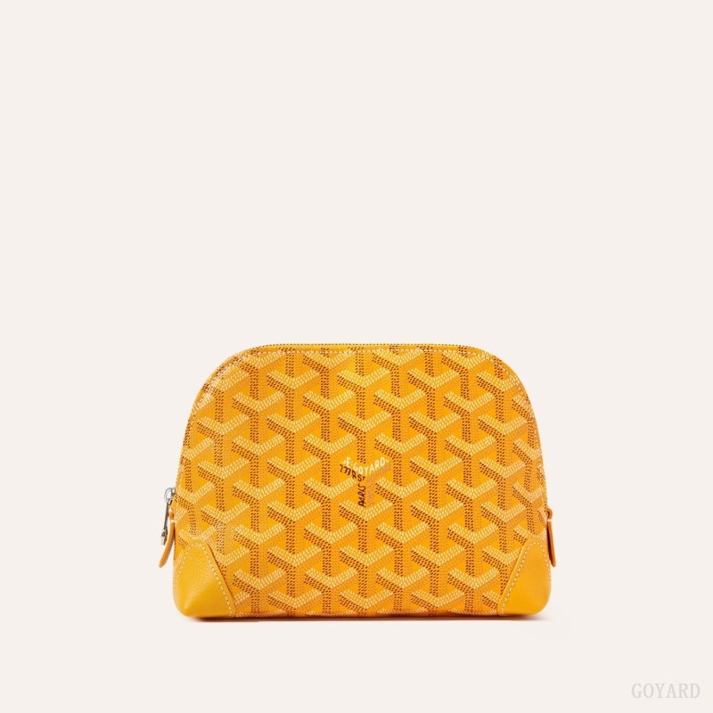 Goyard Vendôme Cosmetic Pouch Gul | LFYV7286