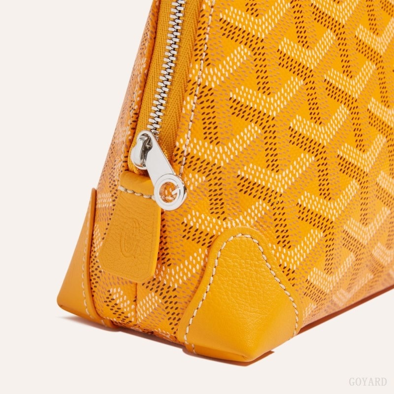 Goyard Vendôme Cosmetic Pouch Gul | LFYV7286