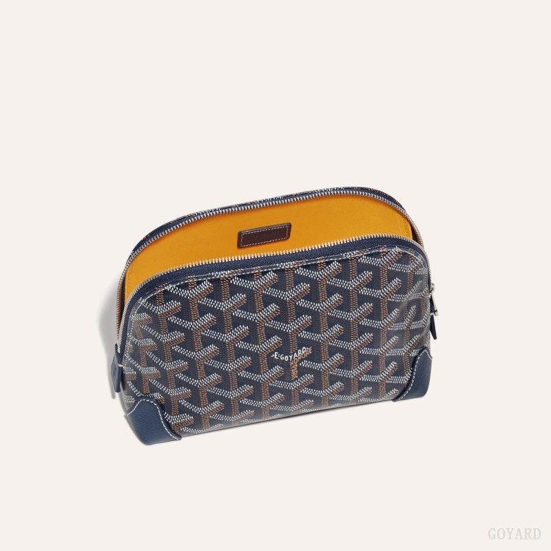 Goyard Vendôme Cosmetic Pouch Marineblå Blå | CKRI1618