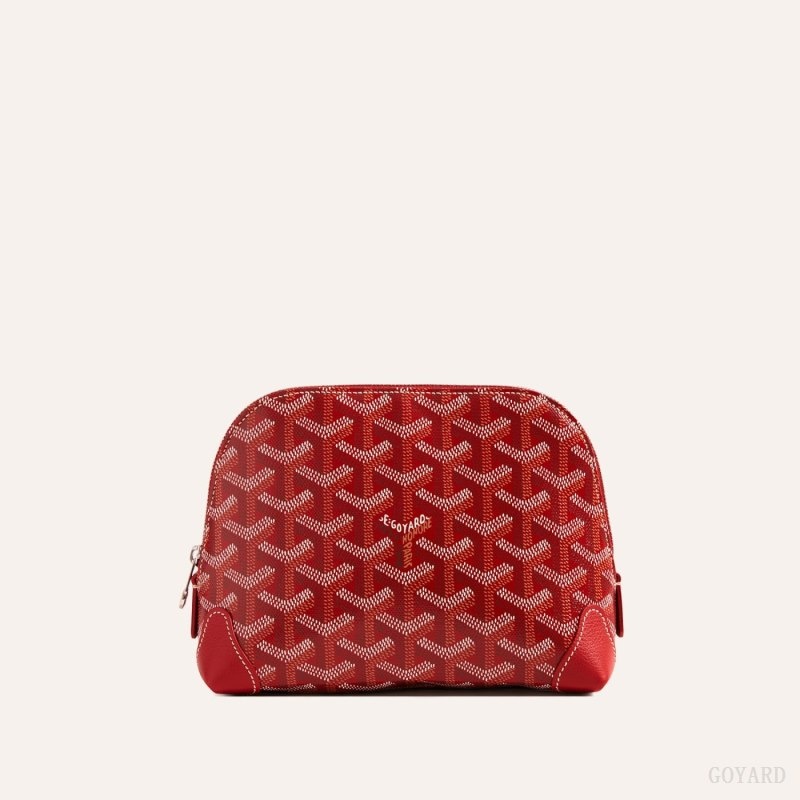 Goyard Vendôme Cosmetic Pouch Rød | CWBL6404