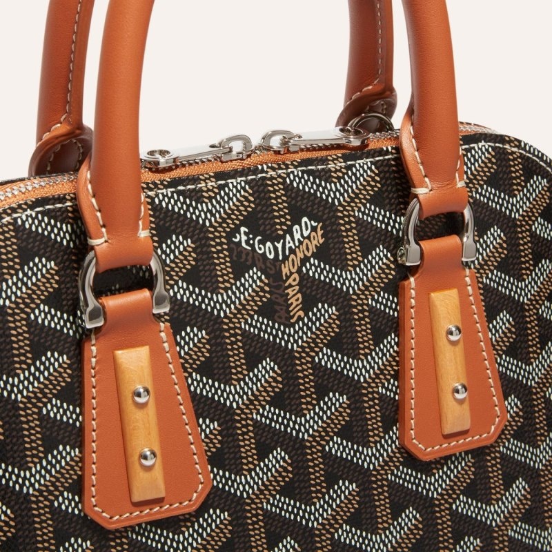 Goyard Vendôme Mini Bag Svarte Brune | ZZDH2136