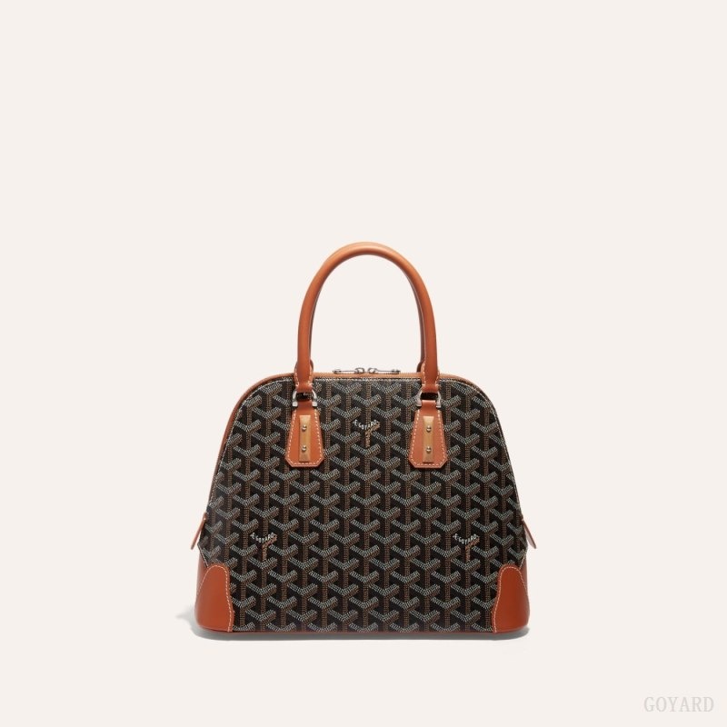 Goyard Vendôme PM Bag Svarte Brune | DICH4057