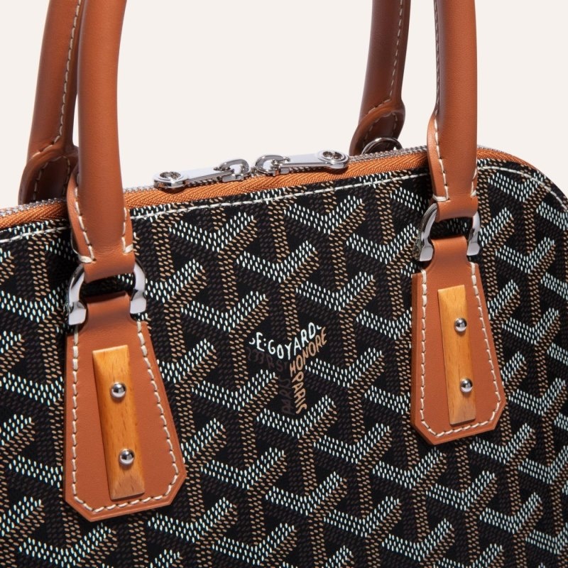 Goyard Vendôme PM Bag Svarte Brune | DICH4057