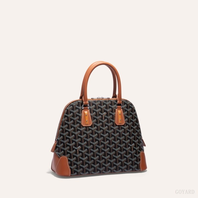 Goyard Vendôme PM Bag Svarte Brune | DICH4057