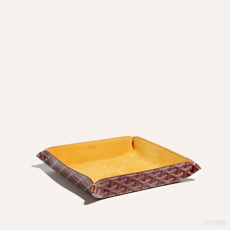 Goyard Vide Poche Fourre-Tout Burgunder | GFKL8306