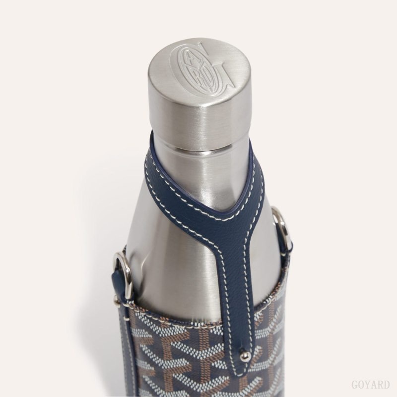 Goyard Yonne MM Case & Flask Marineblå Blå | GOIH3016