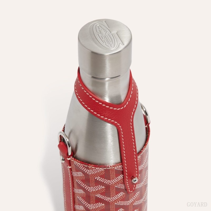 Goyard Yonne MM Case & Flask Rød | BDSS1867