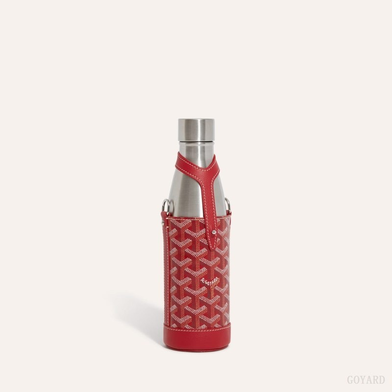 Goyard Yonne MM Case & Flask Rød | BDSS1867