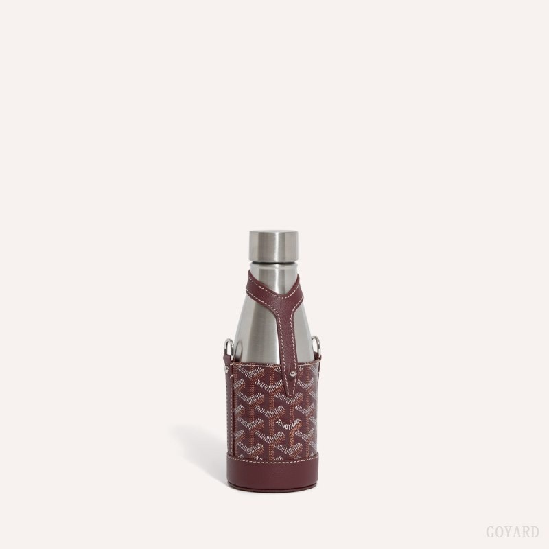 Goyard Yonne PM Case & Flask Burgunder | QIBM7869